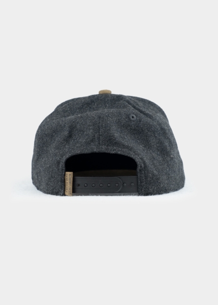Cap "Monaco" - dunkelgrau, v2 (Snapback)